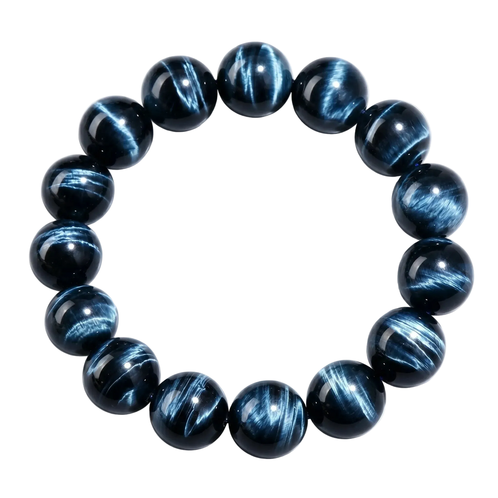 Blue Tiger's Eye(蓝虎眼石 nfc-tiger-eye-bracelet)