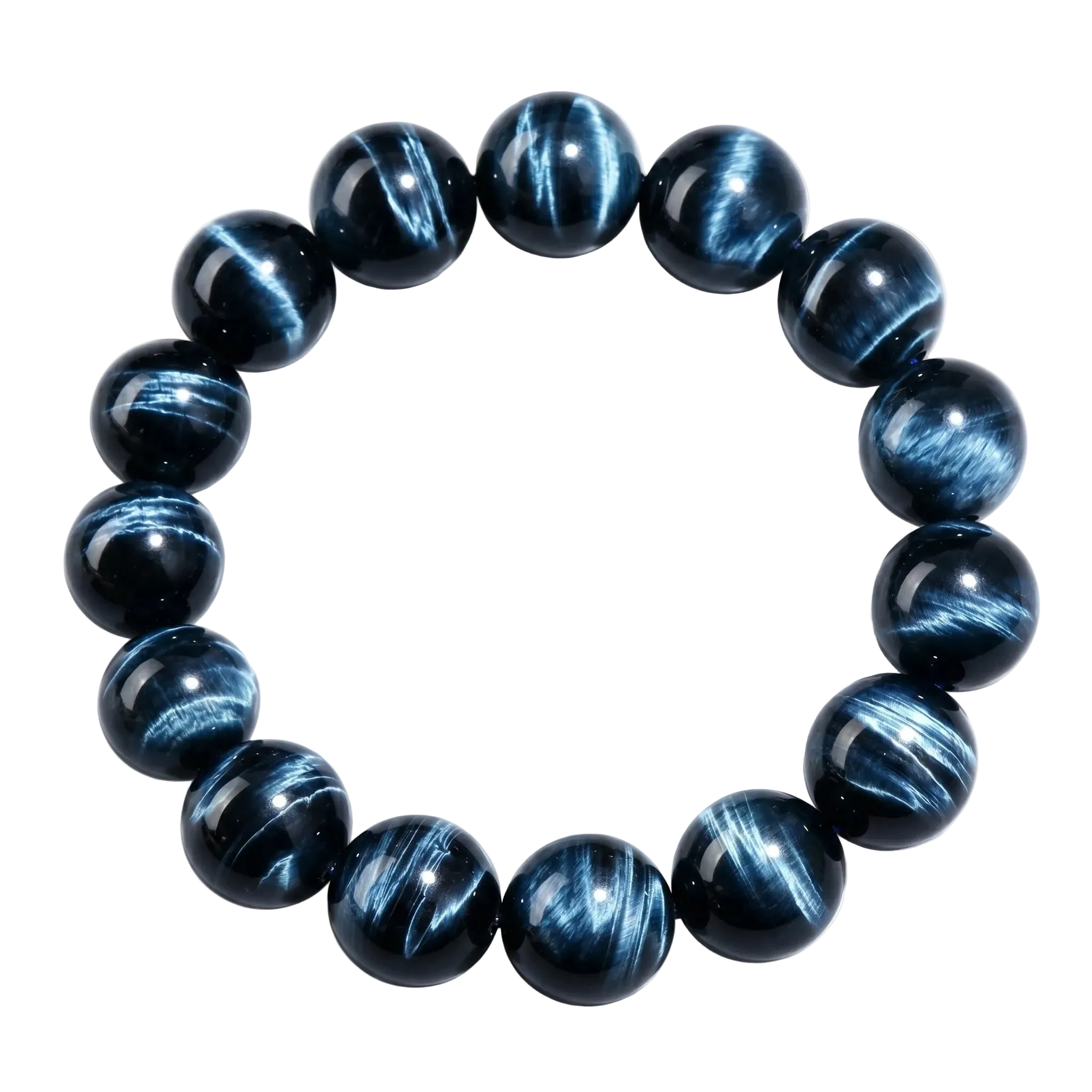Blue Tiger's Eye(蓝虎眼石 nfc-tiger-eye-bracelet)