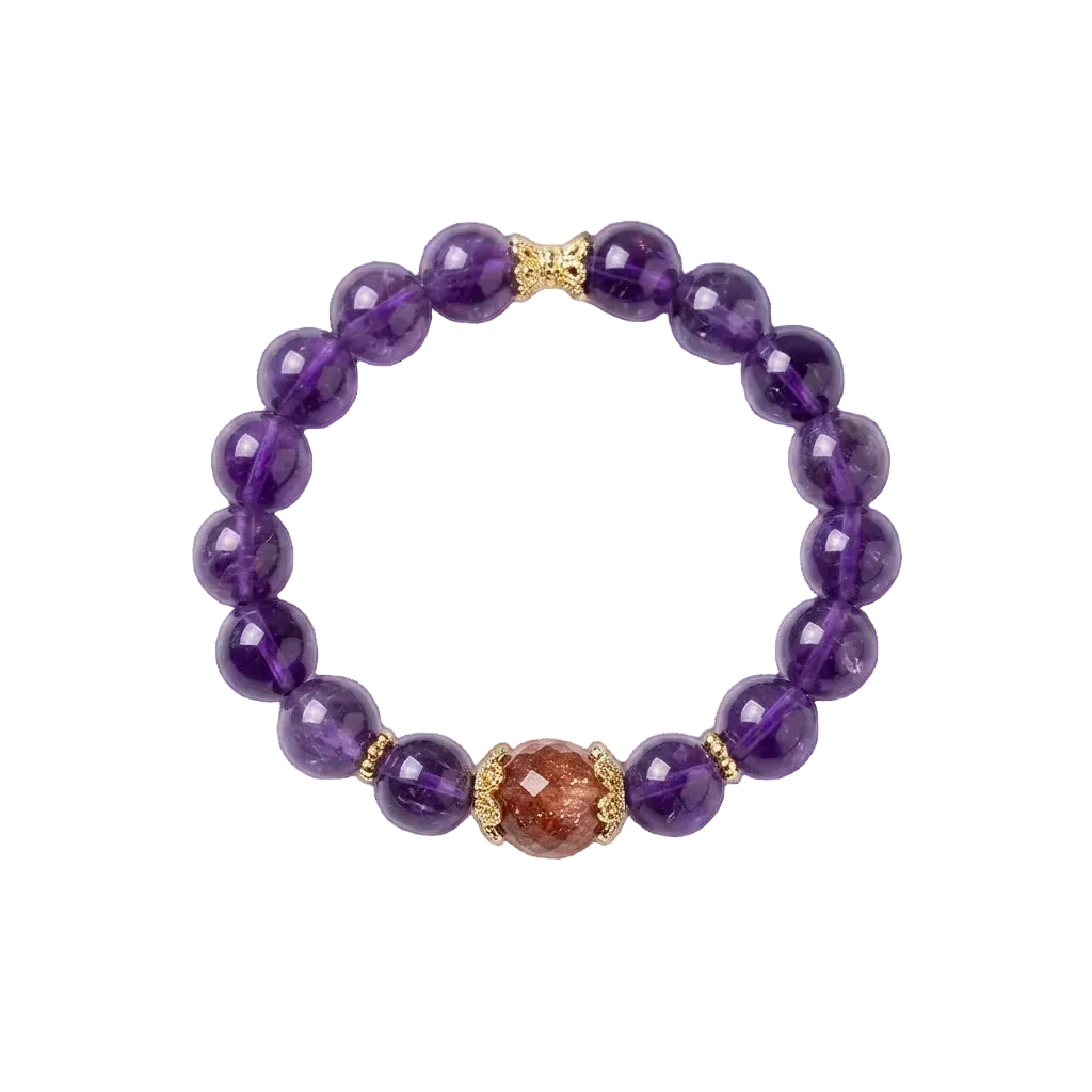 Purple Clouds Welcome Joy(紫霞迎喜 nfc-amethyst-bracelet)