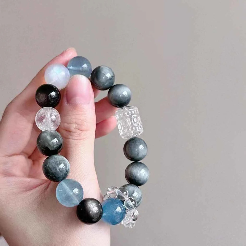 Azure Star Eyes(沧澜星眸 nfc-obsidian-bracelet)