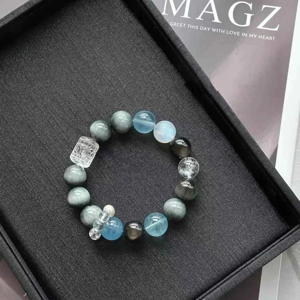 Azure Star Eyes(沧澜星眸 nfc-obsidian-bracelet)