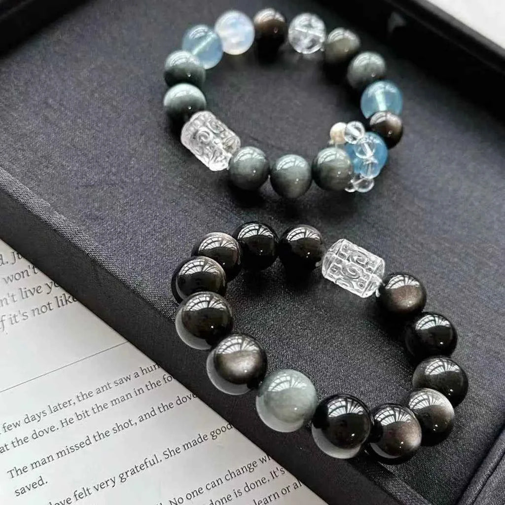 Azure Star Eyes(沧澜星眸 nfc-obsidian-bracelet)