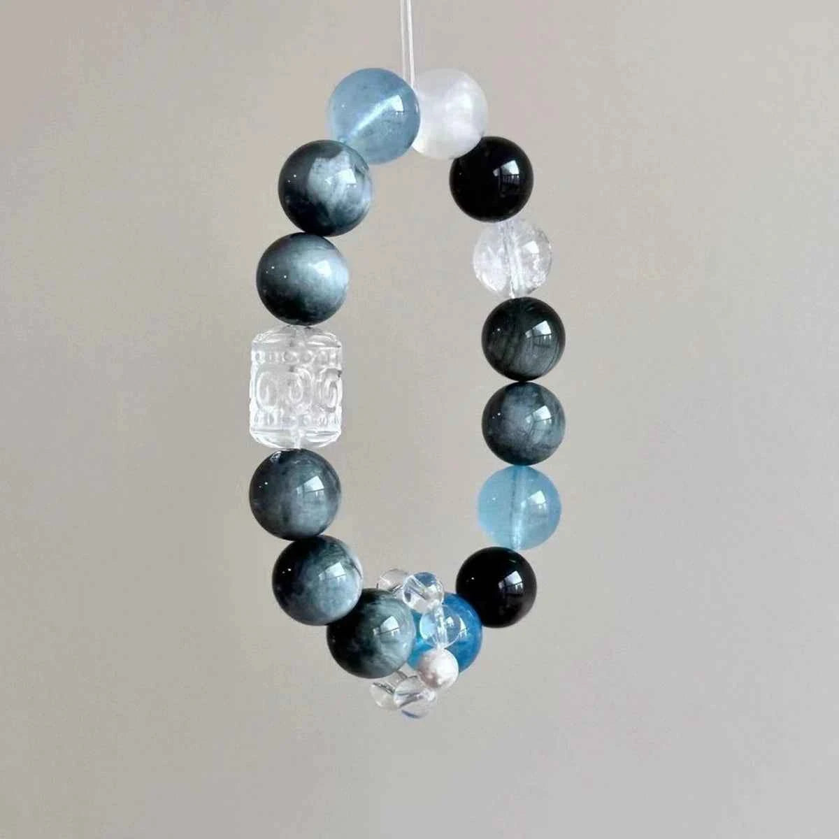 Azure Star Eyes(沧澜星眸 nfc-obsidian-bracelet)