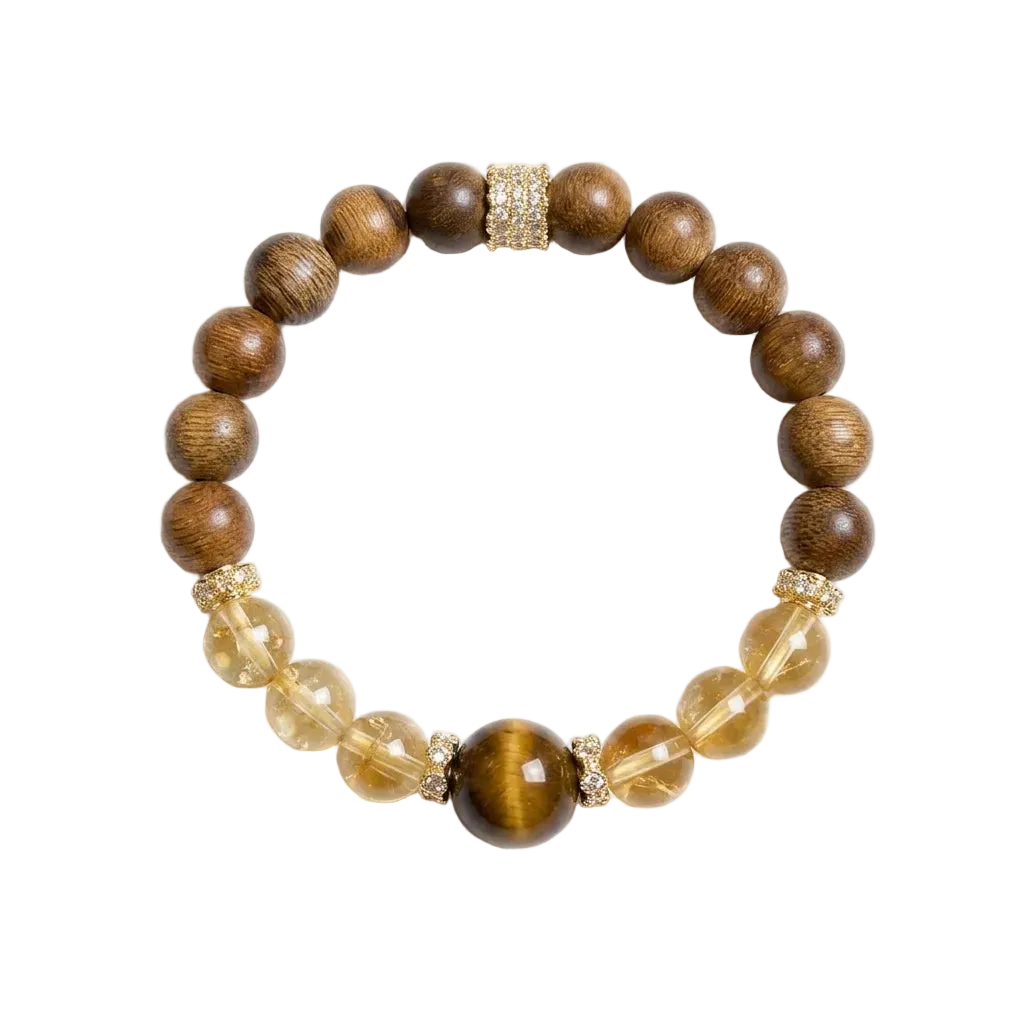 Fragrant Gold and Wealth(香蕴金财 nfc-sandalwood-bracelet)