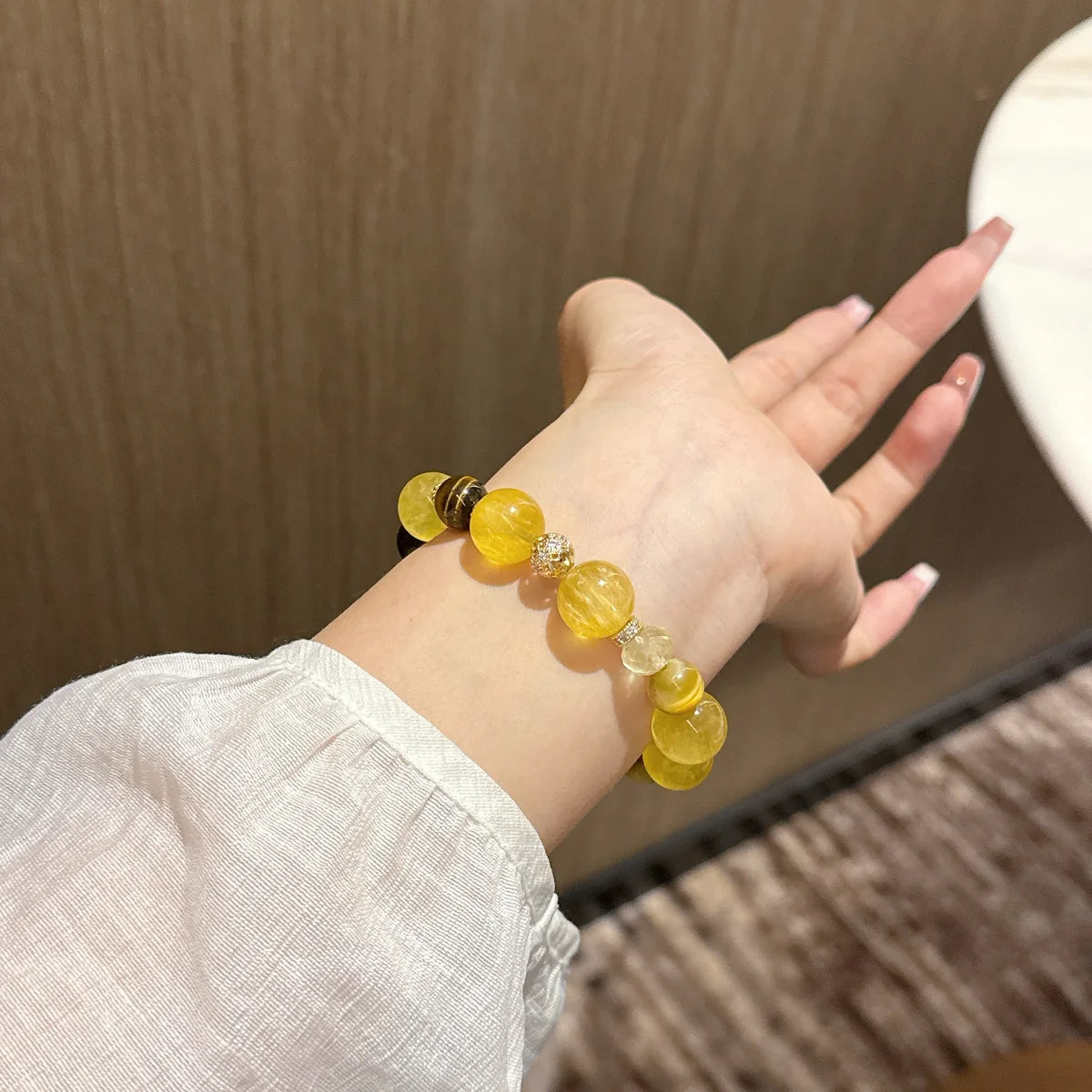 Honey Crystal White(蜜晶雾白 nfc-bracelet)