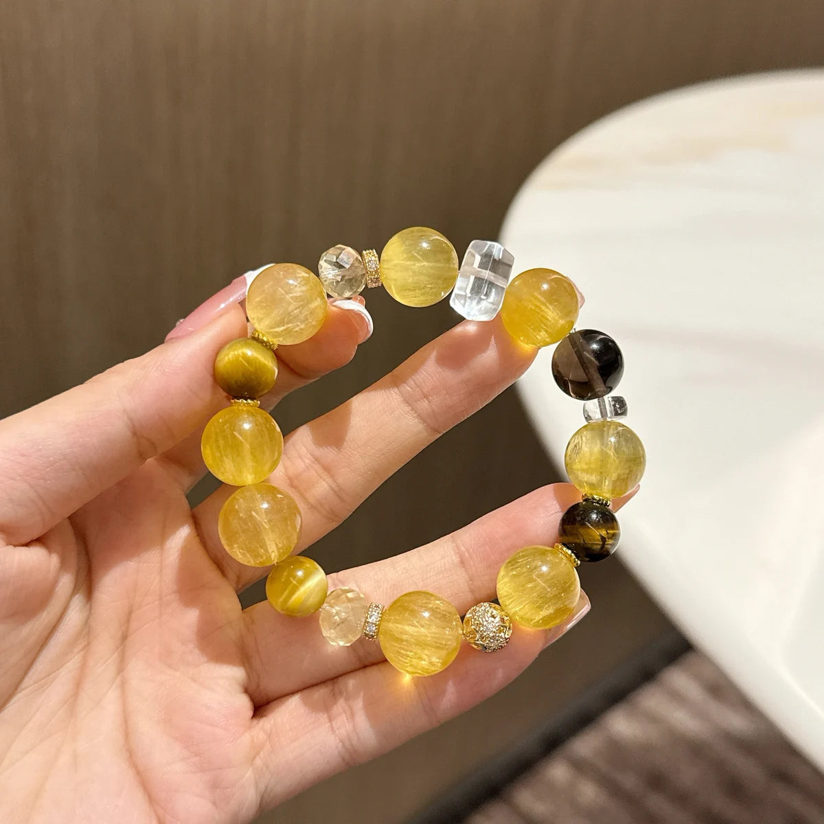 Honey Crystal White(蜜晶雾白 nfc-bracelet)