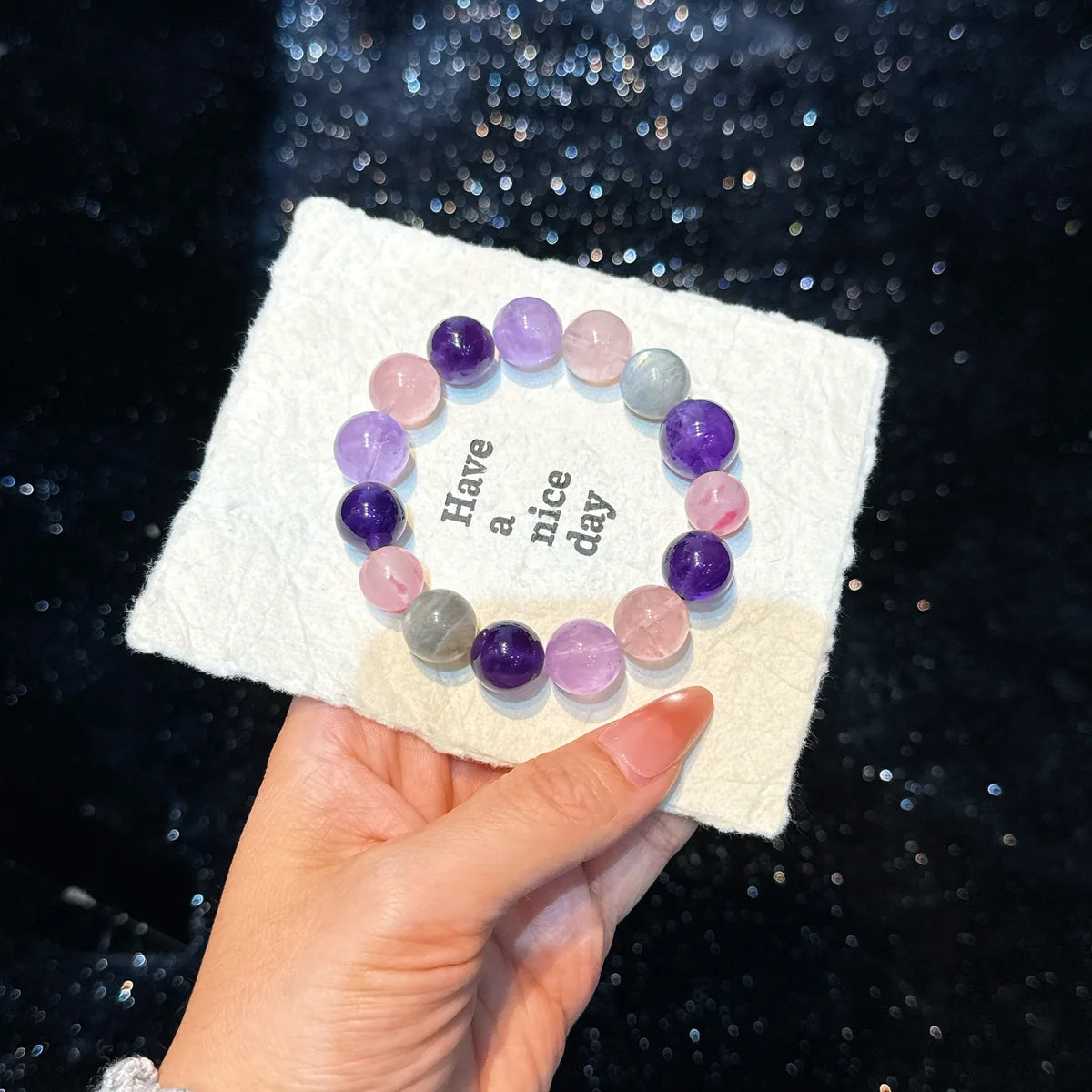 Moon Purple Rose(月紫含薇 nfc-bracelet)