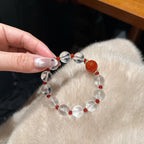 Snow Reflecting Red Glass(雪映红璃 nfc-glass-bracelet)