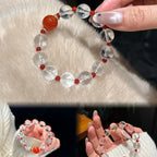Snow Reflecting Red Glass(雪映红璃 nfc-glass-bracelet)