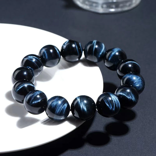 Blue Tiger's Eye(蓝虎眼石 nfc-tiger-eye-bracelet)