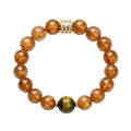 Caramel Tiger Eyes(焦糖虎眸 nfc-tiger-eye-bracelet)