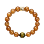 Caramel Tiger Eyes(焦糖虎眸 nfc-tiger-eye-bracelet)